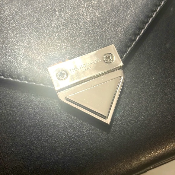 The Kooples Barbara leather bag with silver accents - Picture 4 of 10